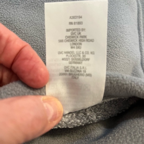 Susan Graver Weekend Reversible Polar Fleece & Sherpa Coat. Size XS - Picture 10 of 13